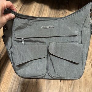 Baggallini Gray Crossbody Bag Adjustable Strap